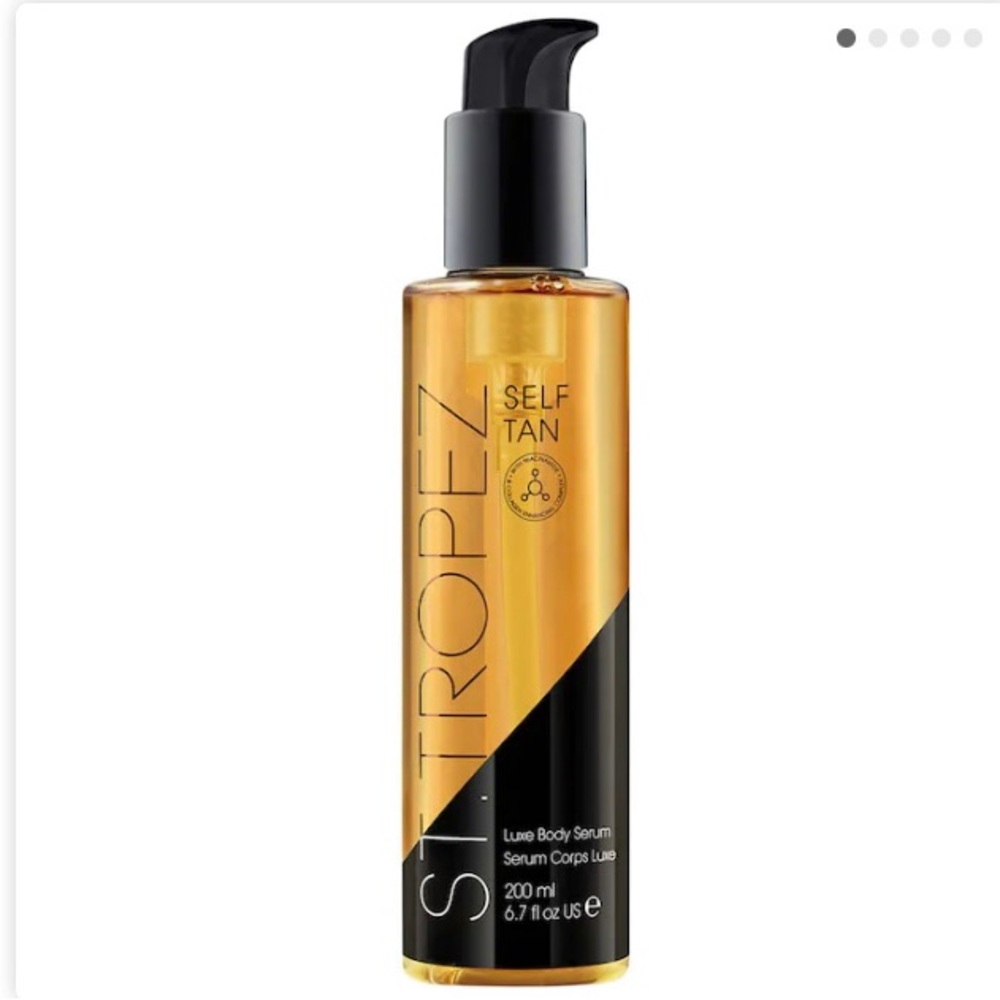 St. Tropez LUXE BODY SERUM (6.7oz) and LUXE DOUBLE SIDED APPLICATOR MITT